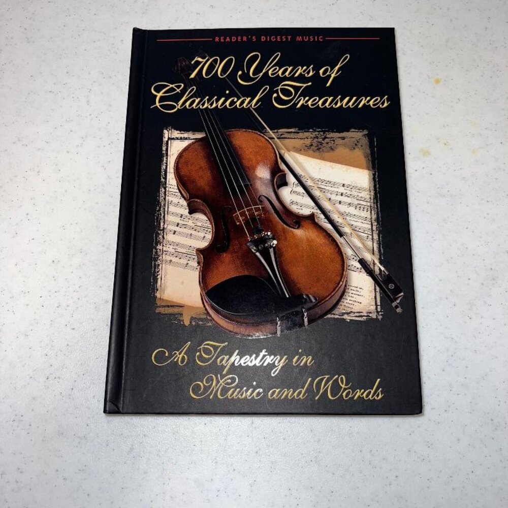 Reader's Digest Music-700 Years of Classical Treasures Book with eight (8) CD's